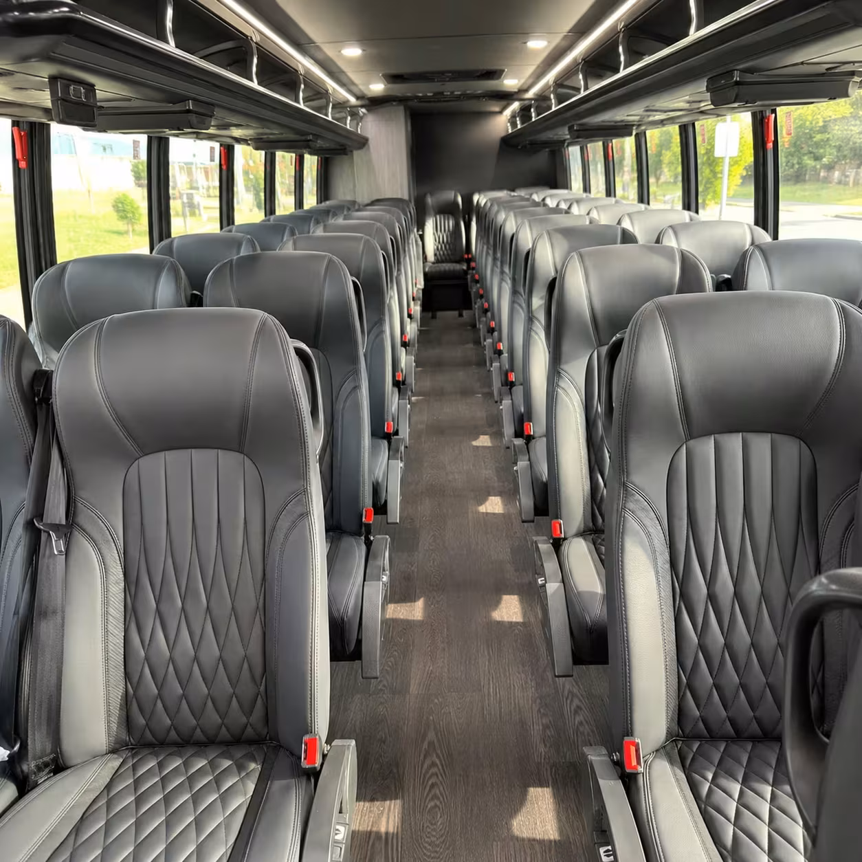 35 passenger minibus interior