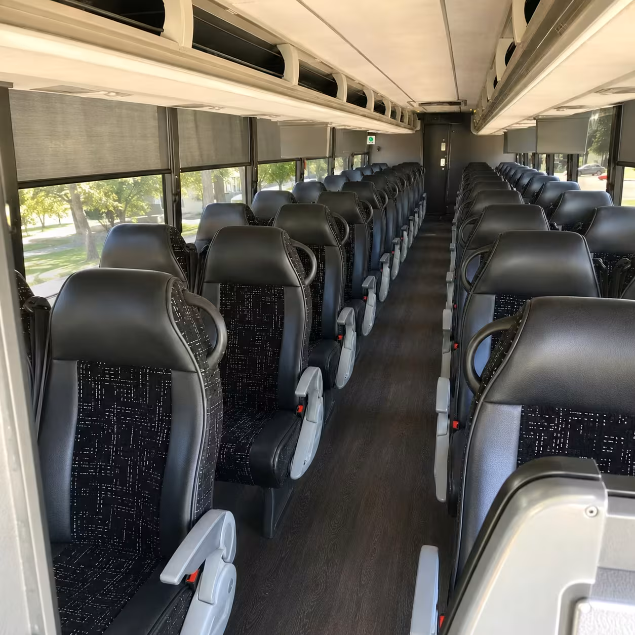 bronx charter bus interior