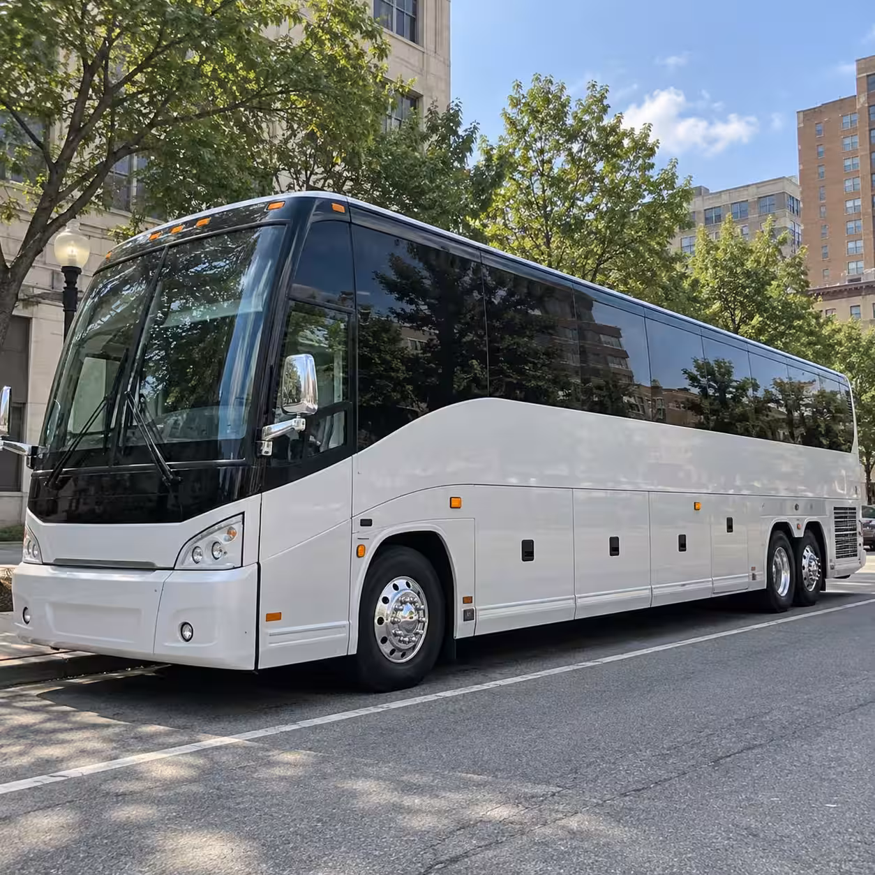 charter buses for large prom groups traveling together from the bronx