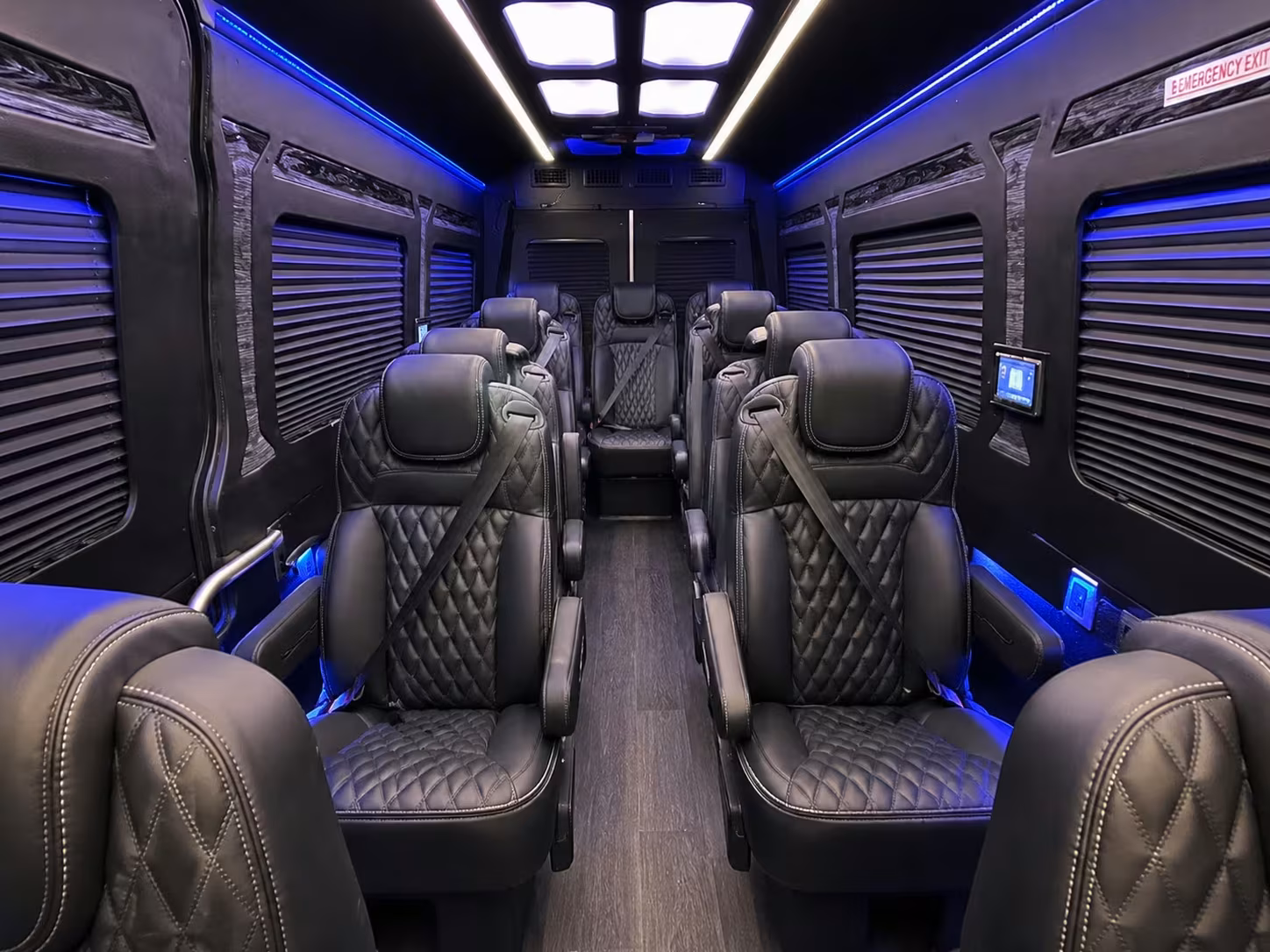 sprinter van with driver inside