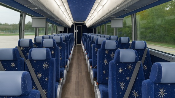 50 passenger charter bus interior the bronx