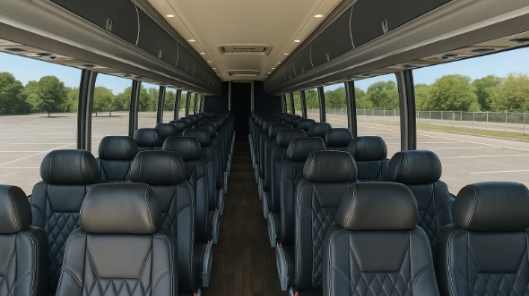 54 passenger charter bus interior the bronx