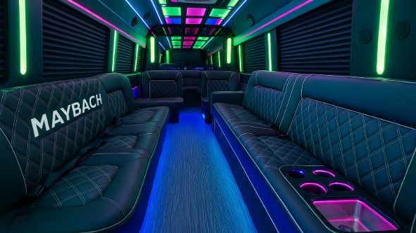 party bus rental interior the bronx