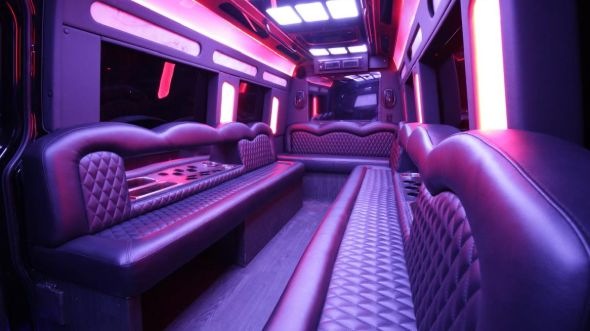sprinter limo rental interior the bronx