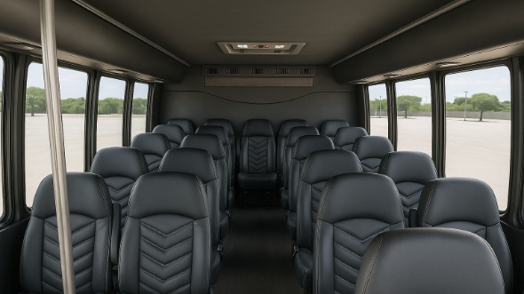 the bronx 15 passenger minibus inside