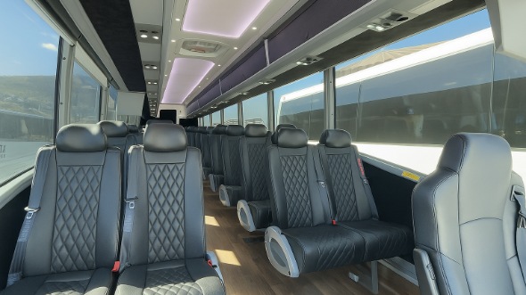 the bronx 18 passenger minibus inside