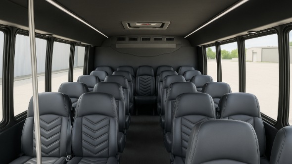 the bronx 28 passenger minibus inside